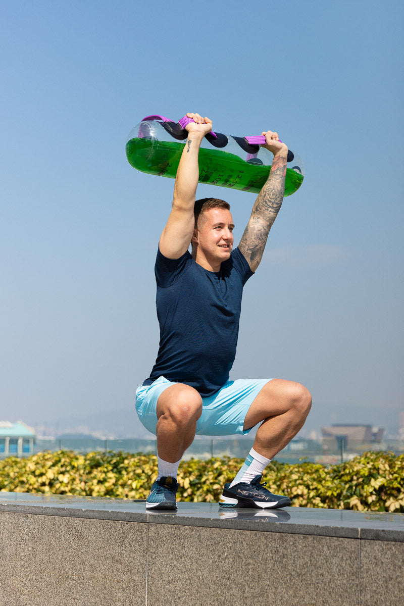 water filled barbell weights